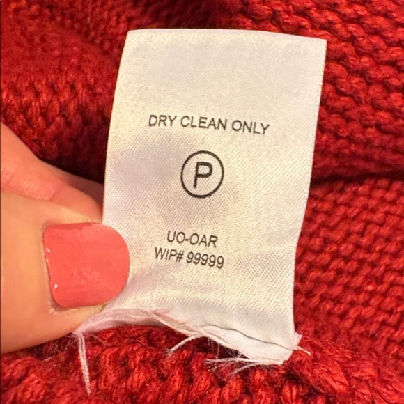 Vintage Woolrich Women's Snowflake Sweater, Red, XL, Angora - Picture 10 of 11